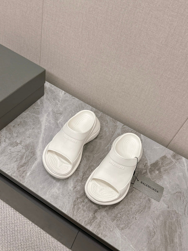 SANDALO CROCS SLIDE IN GOMMA BIANCA