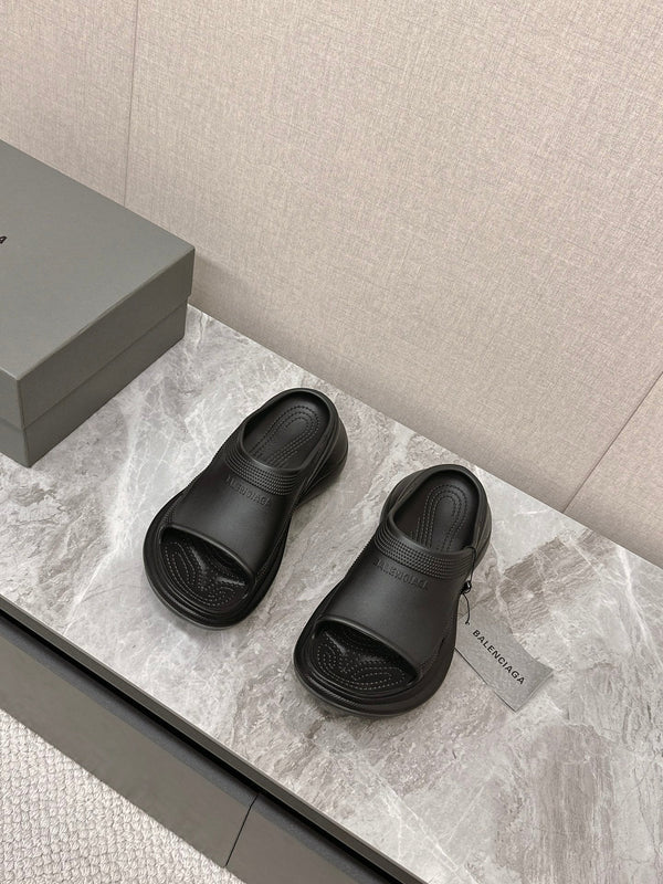 SANDALO CROCS SLIDE IN GOMMA NERA