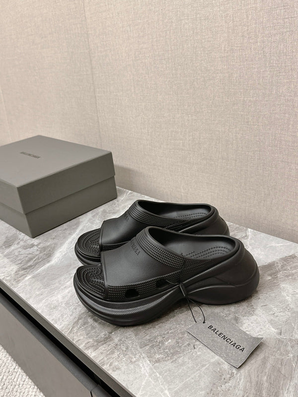 SANDALO CROCS SLIDE IN GOMMA NERA