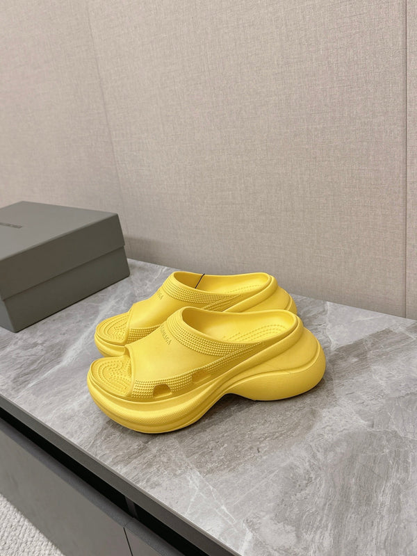 SANDALO CROCS SLIDE IN GOMMA GIALLA