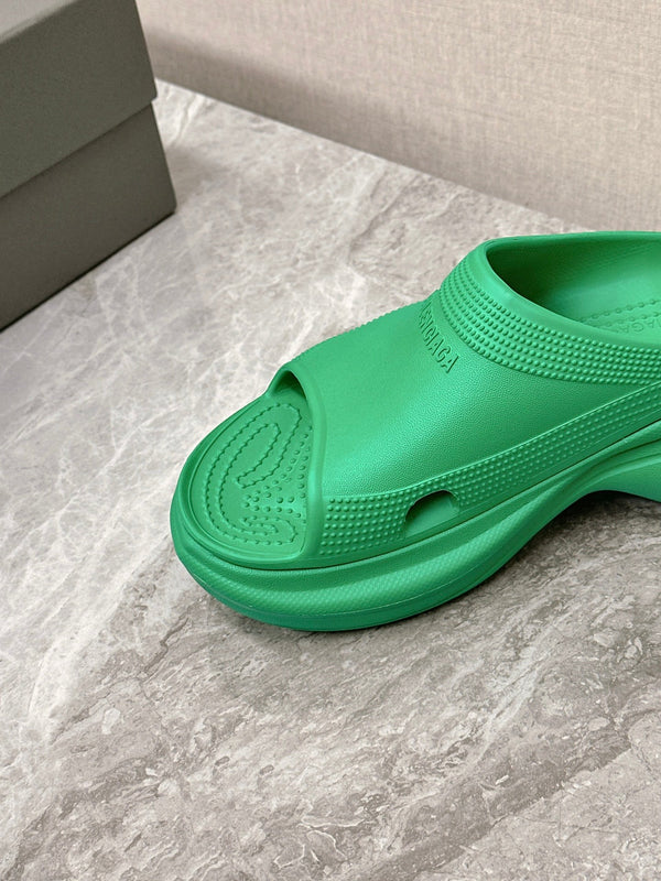 SANDALO CROCS SLIDE IN GOMMA VERDE