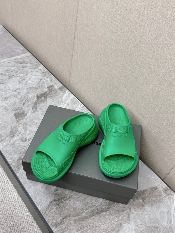SANDALO CROCS SLIDE IN GOMMA VERDE