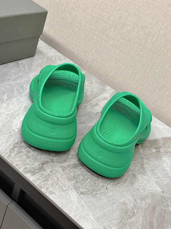 SANDALO CROCS SLIDE IN GOMMA VERDE