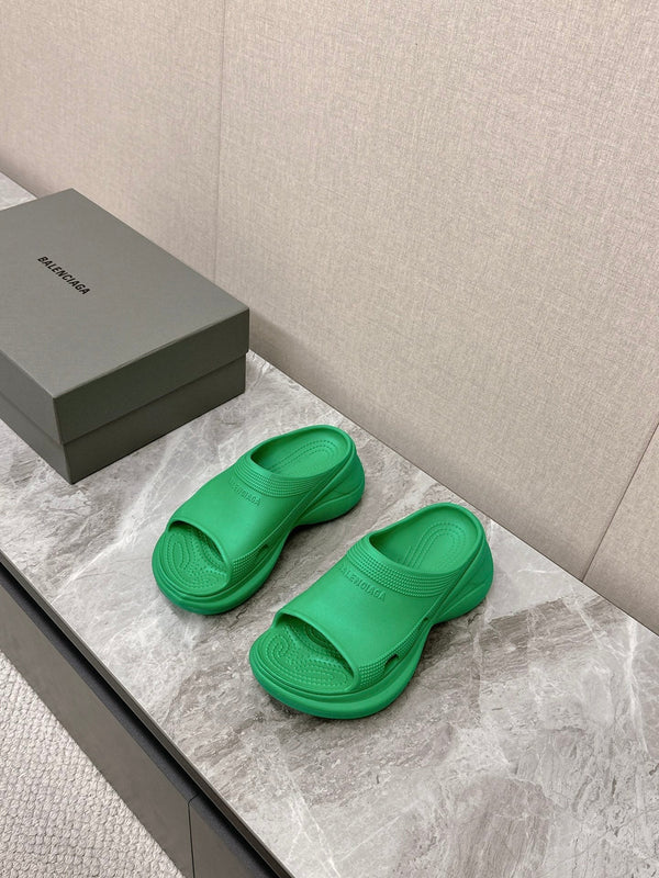 SANDALO CROCS SLIDE IN GOMMA VERDE