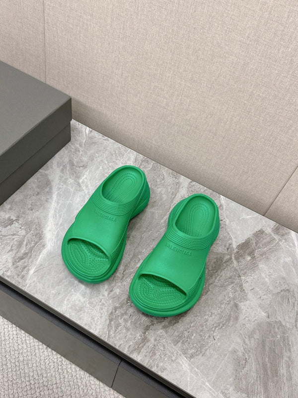 SANDALO CROCS SLIDE IN GOMMA VERDE