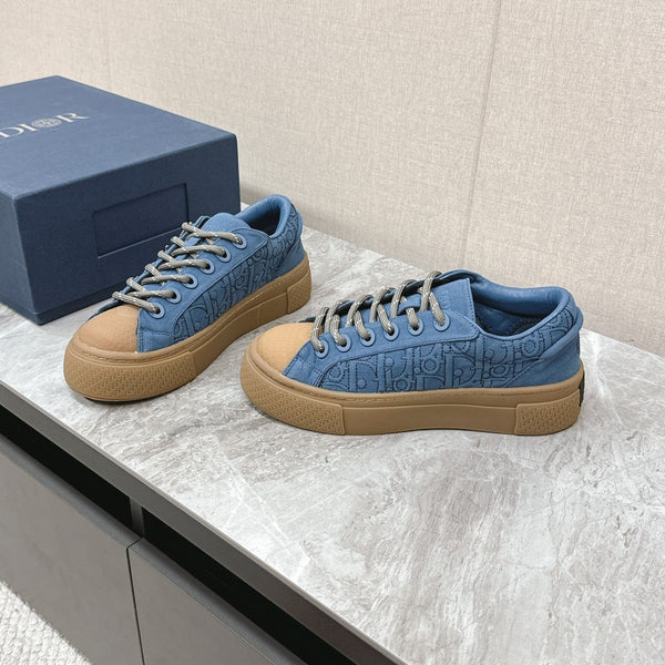 CD And Stone Island B33 Sneaker – Limited And Numbered Edition Blue Canvas