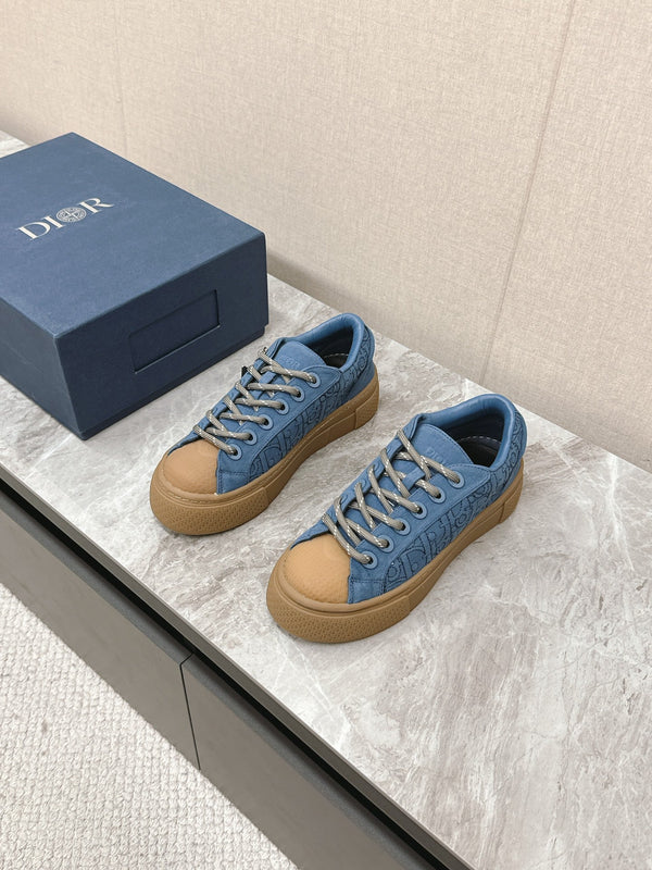 CD And Stone Island B33 Sneaker – Limited And Numbered Edition Blue Canvas