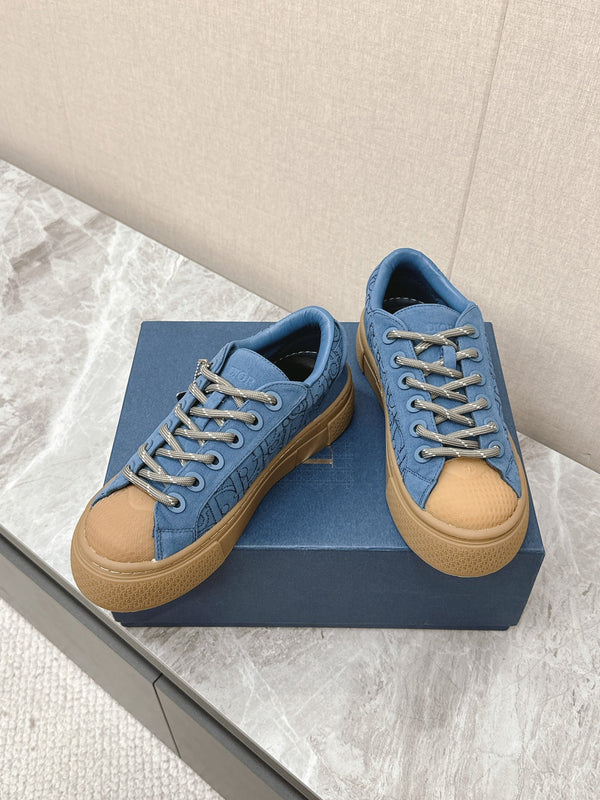 CD And Stone Island B33 Sneaker – Limited And Numbered Edition Blue Canvas