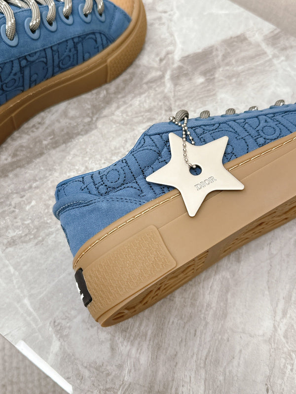 CD And Stone Island B33 Sneaker – Limited And Numbered Edition Blue Canvas