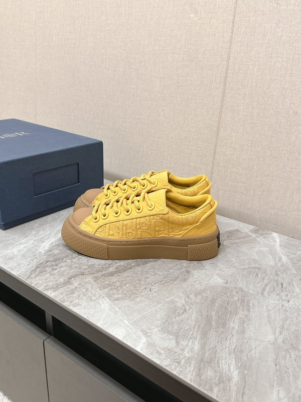 CD And Stone Island B33 Sneaker – Limited And Numbered Edition Yellow Canvas