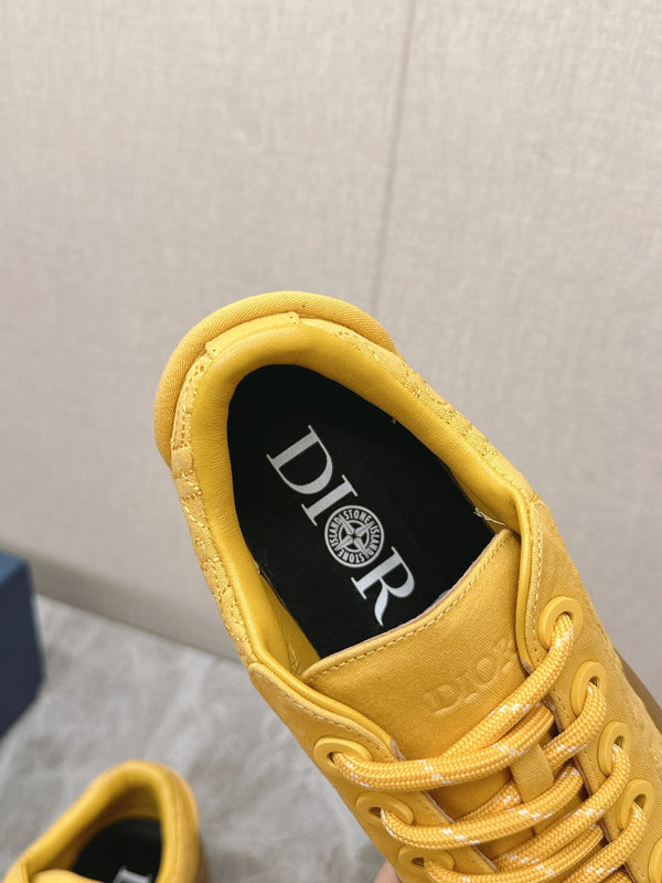 CD And Stone Island B33 Sneaker – Limited And Numbered Edition Yellow Canvas