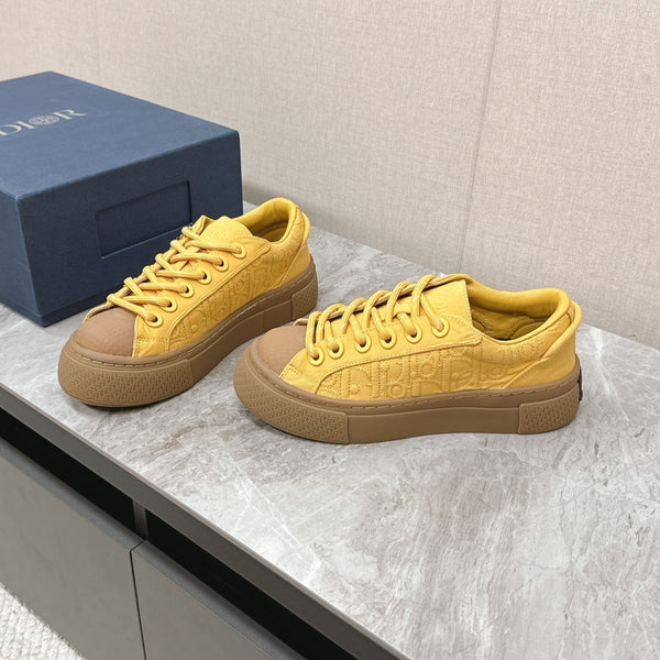 CD And Stone Island B33 Sneaker – Limited And Numbered Edition Yellow Canvas