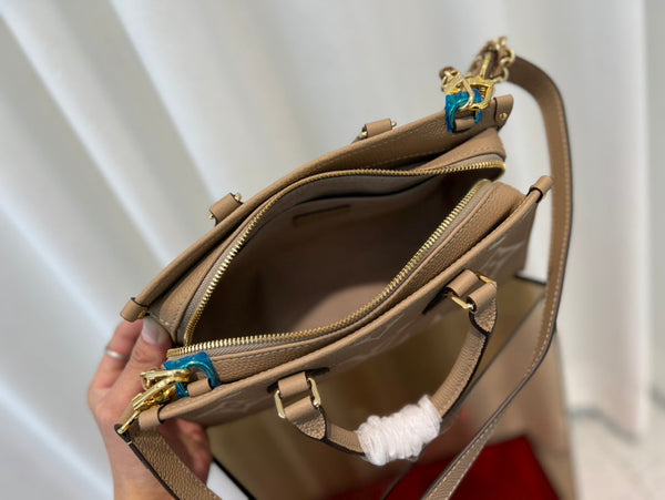 onthego 25 east west da bicolor monogram empreinte