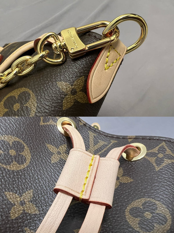 escursione 21 tela monogramma pelle di vitello beige