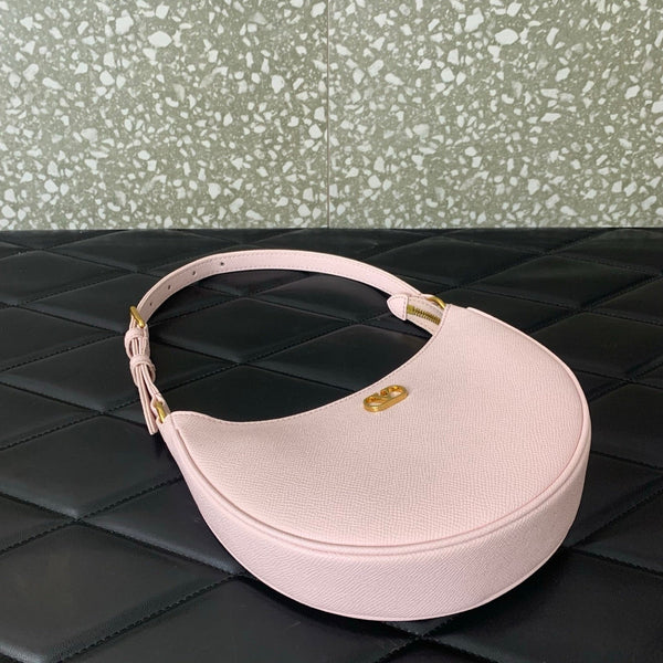 VA GARAVANI VLOGO mini HOBO bag pink calfskin 566879