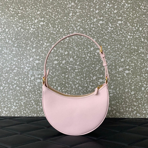 VA GARAVANI VLOGO mini HOBO bag pink calfskin 566879