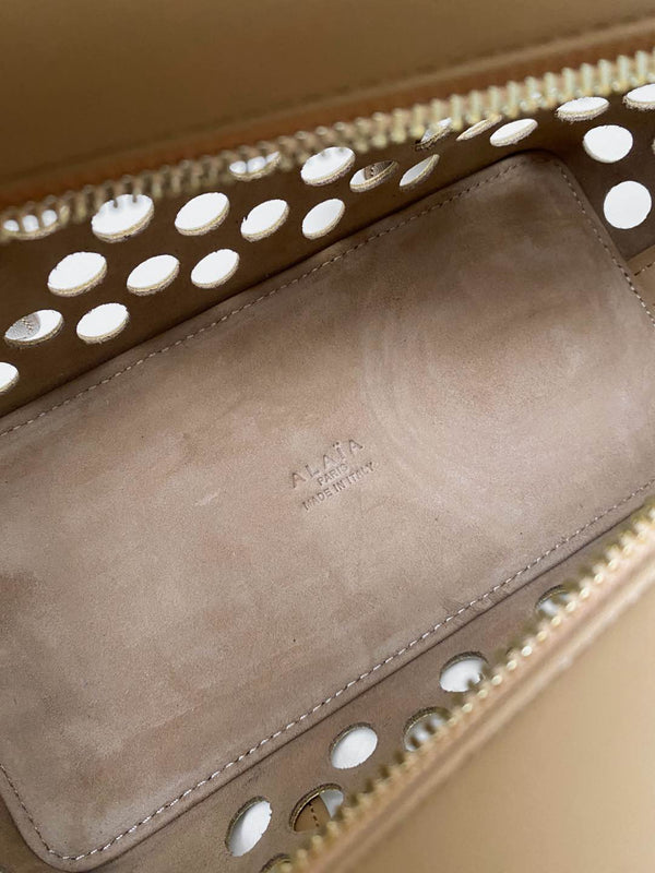 NEO MINA 20 BAG IN WHISKEY PERFORATED CALFSKIN