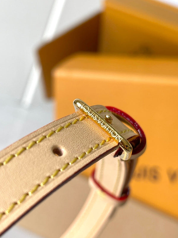 nano noe 13cm rabbit brown monogram canvas