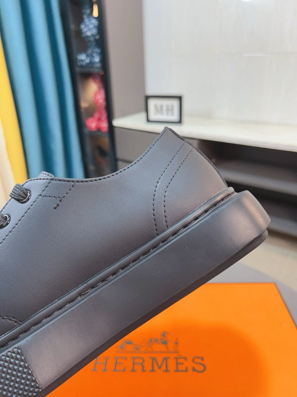 HM IRWIN SNEAKER BLACK CALFSKIN