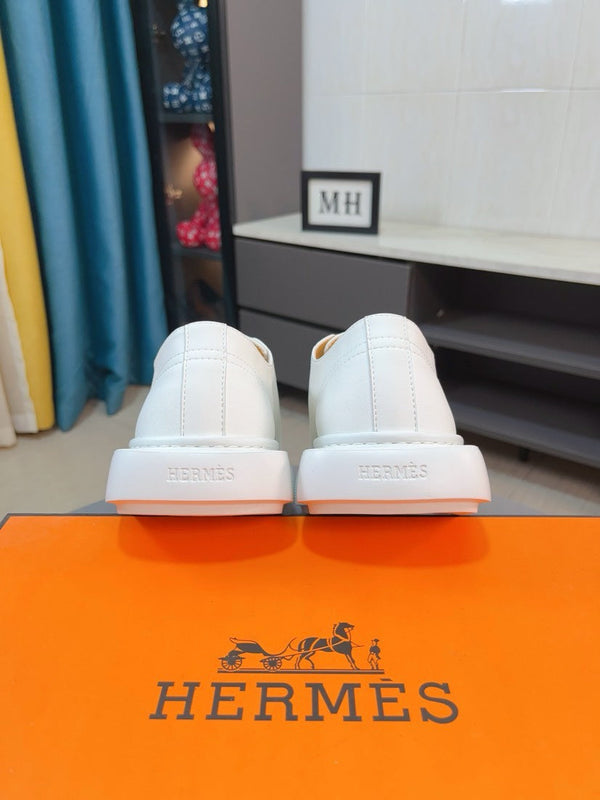 HM IRWIN SNEAKER WHITE CALFSKIN