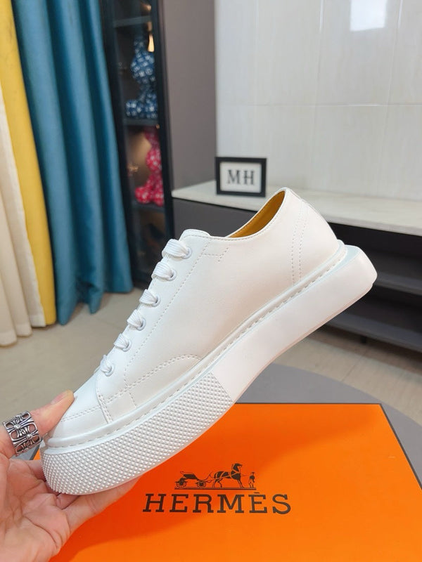HM IRWIN SNEAKER WHITE CALFSKIN