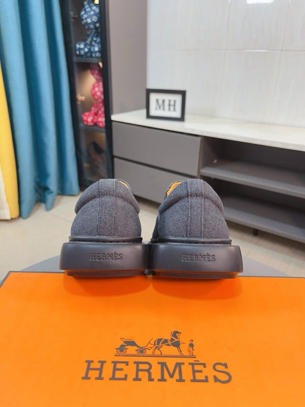 HM LANCE SLIP-ON SNEAKER FOSSIL DENIM