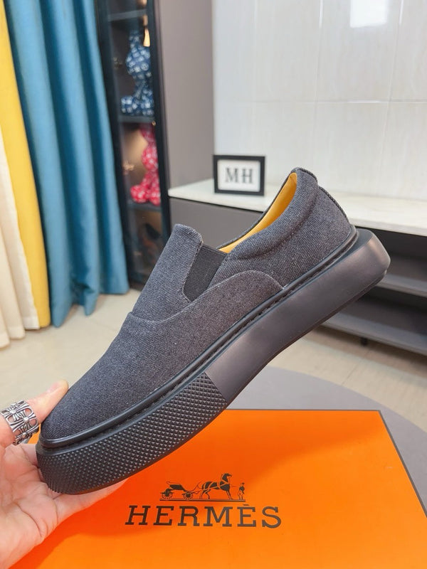 HM LANCE SLIP-ON SNEAKER FOSSIL DENIM