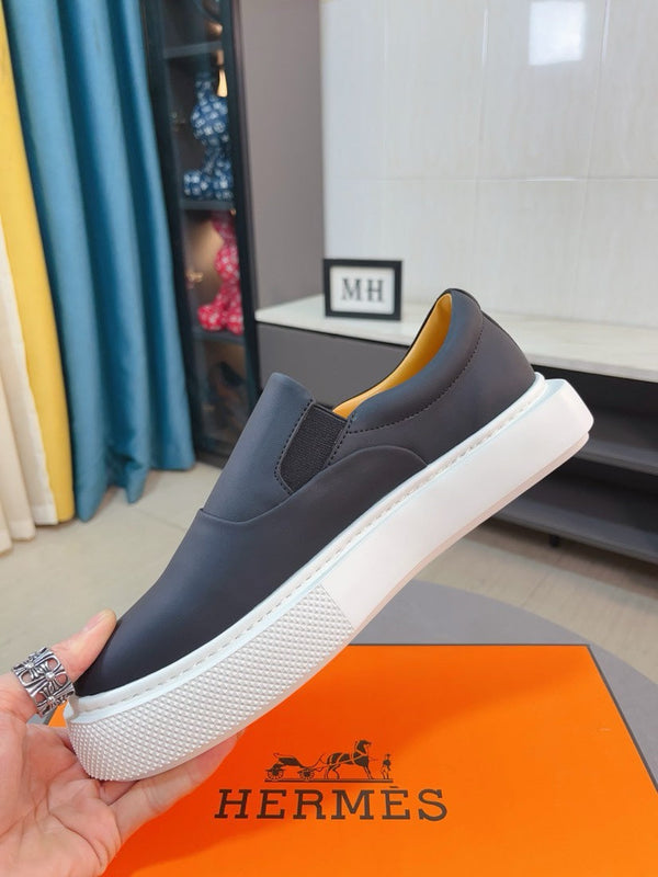 HM LANCE SLIP-ON SNEAKER DENIM COLOR CALFSKIN