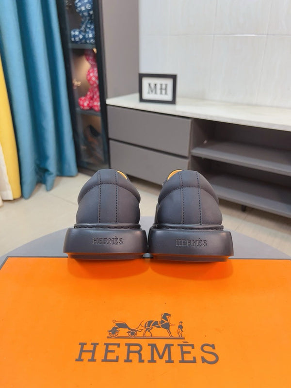 HM LANCE SLIP-ON SNEAKER BLACK CALFSKIN