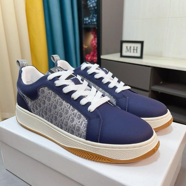 CD RETRO SNEAKER NAVY CALFSKIN