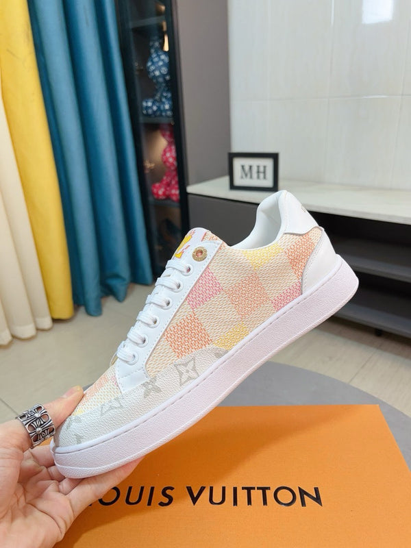 BEVERLY HILLS SNEAKERS IN LIGHT PINK FABRIC