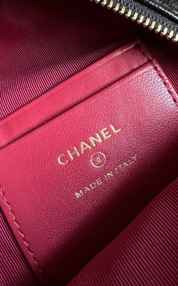 ZAINO CC MINI 18 NERO CAVIAR ORO CHIARO HARDWARE