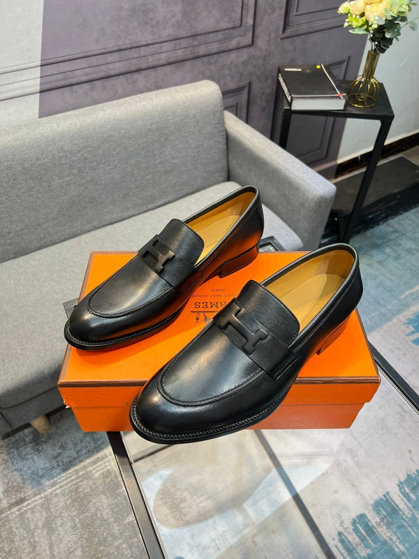 HM PARIS LOAFER BLACK CALFSKIN