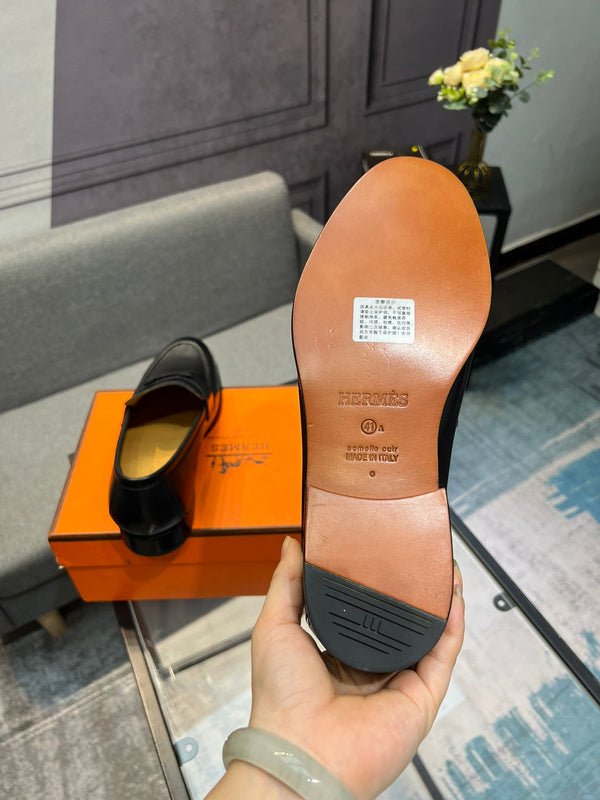 HM PARIS LOAFER BLACK CALFSKIN