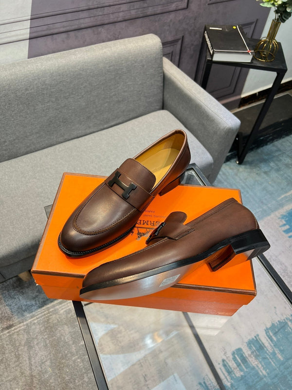 HM PARIS LOAFER BROWN CALFSKIN