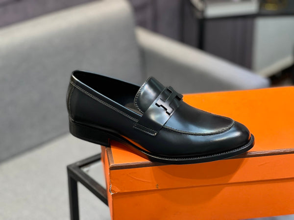 HM PARIS LOAFER GLOSSY BLACK CALFSKIN