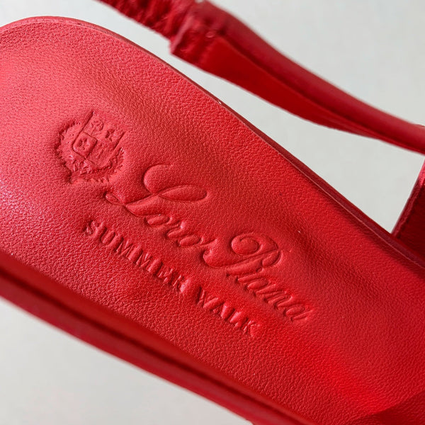 Rebecca Slingbacks 50 Red Calfskin