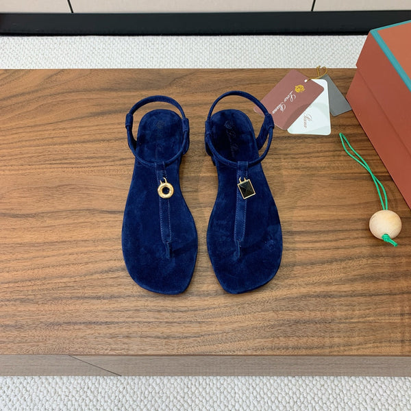 Mindil Sandal Blue Seude