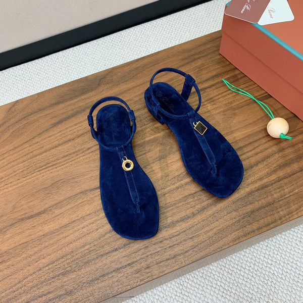Mindil Sandal Blue Seude