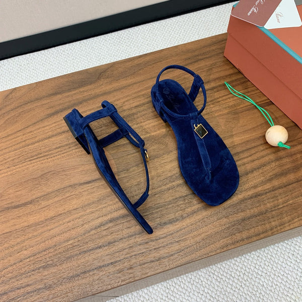 Mindil Sandal Blue Seude