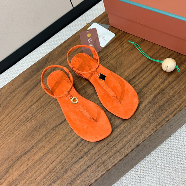 Mindil Sandal Orange Seude