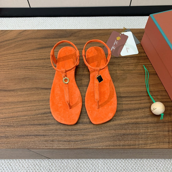 Mindil Sandal Orange Seude