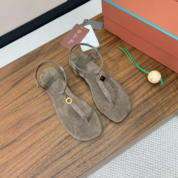 Mindil Sandal Brown Seude