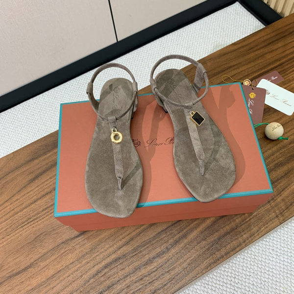 Mindil Sandal Brown Seude