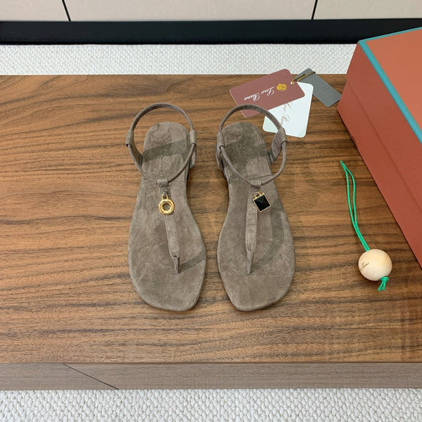 Mindil Sandal Brown Seude