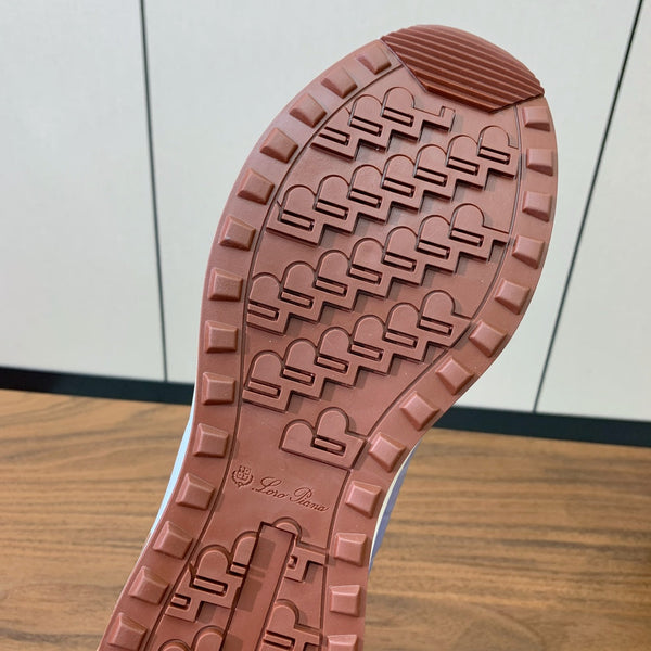 Sneaker LP Week End Walk in tessuto denim blu navy e suede 984386