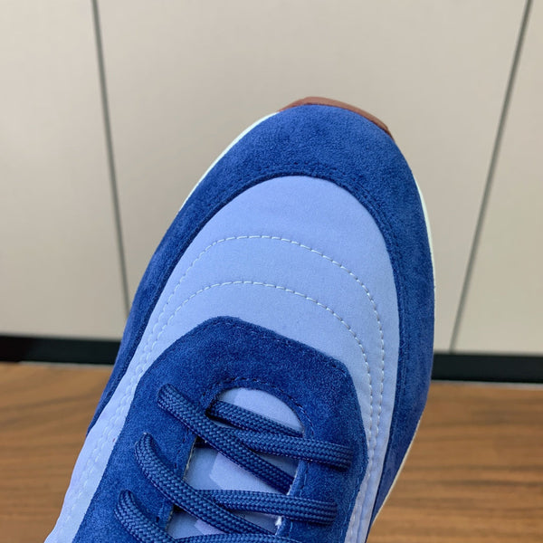 Sneaker LP Week End Walk in tessuto denim blu navy e suede 984386