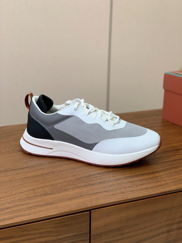 LP Week-End Walk Sneaker In Grey White Mix Black Mesh Fabric 984415