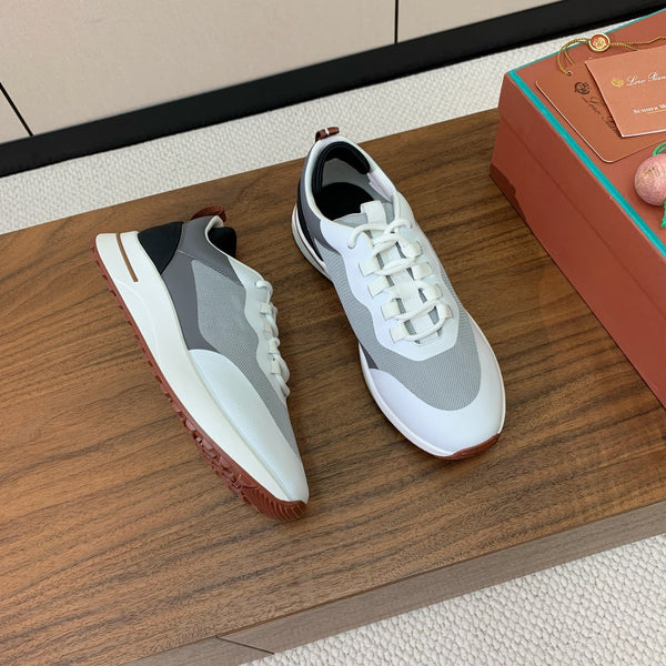 LP Week-End Walk Sneaker In Grey White Mix Black Mesh Fabric 984415