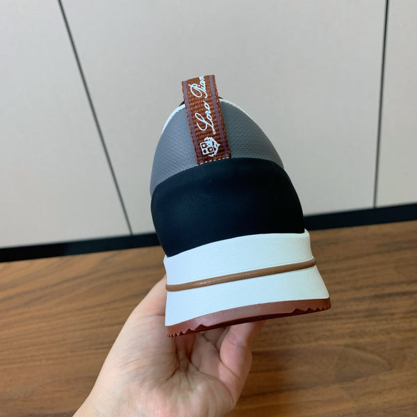 LP Week-End Walk Sneaker In Grey White Mix Black Mesh Fabric 984415